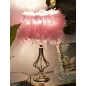 LAMPA STOŁOWA TARTY RÓŻOWA 25x54 cm